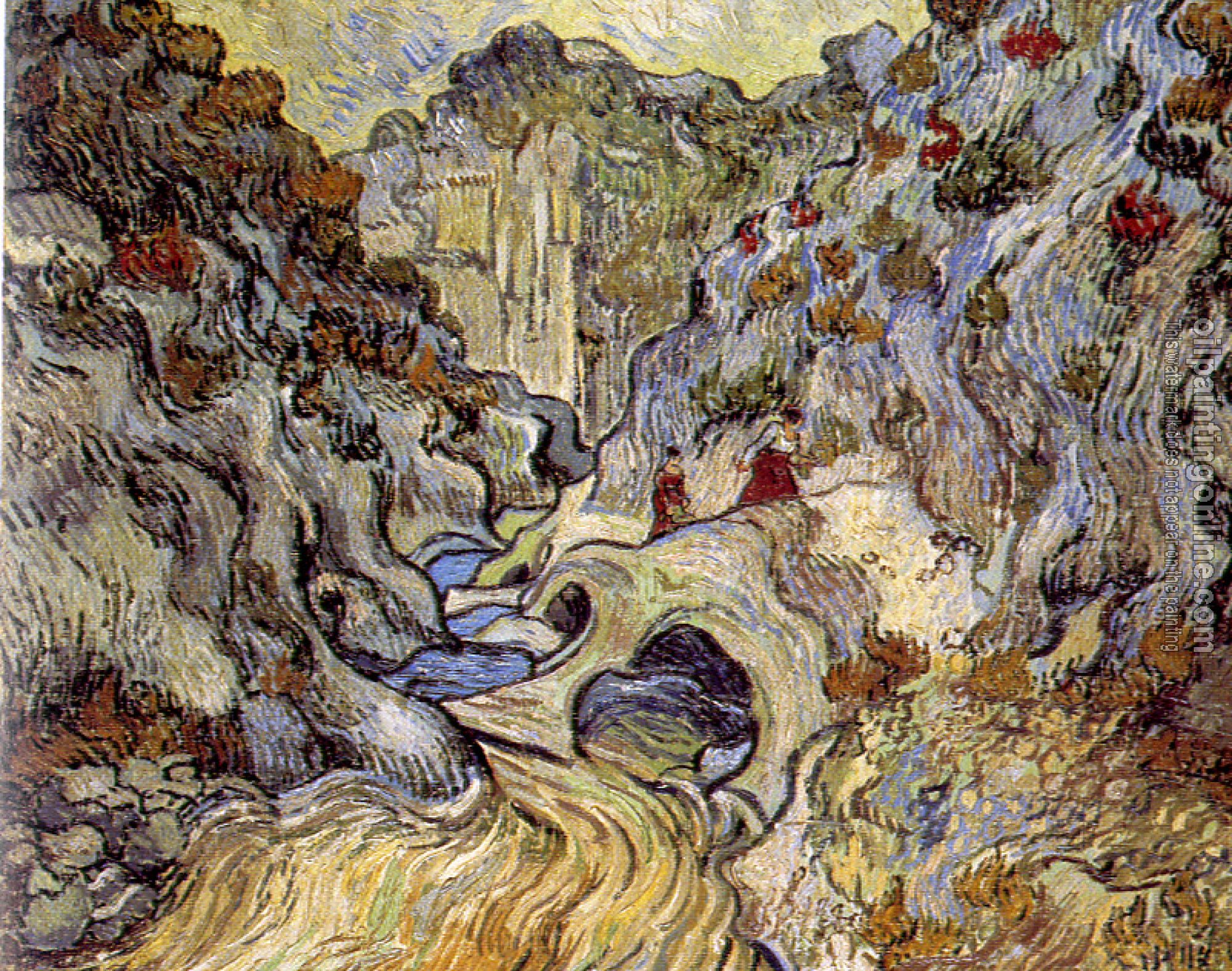 Gogh, Vincent van - A Path through the Ravine